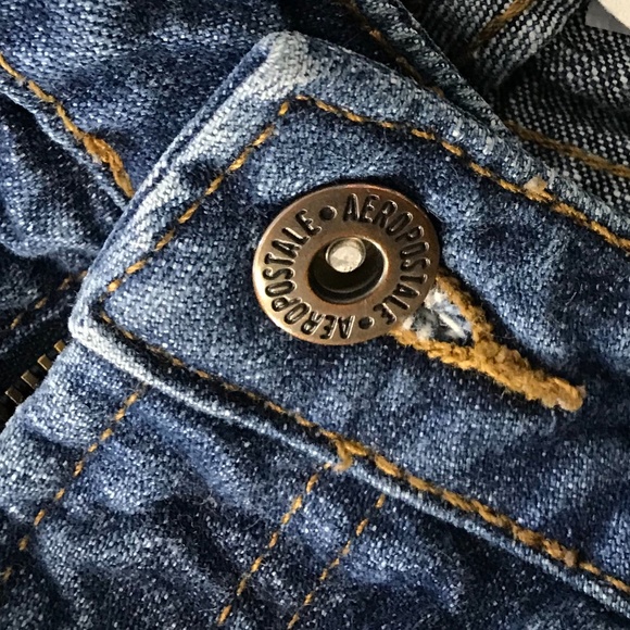Aeropostale 100% Cotton Denim Boot Cut Sz 7/8 - Picture 5 of 9